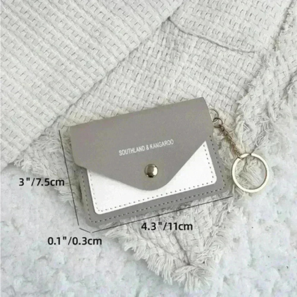⚠️Clearance🌟Two Tone Grey Card Holder - Picture 3 of 4